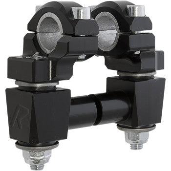 Elite Anti-Vibration 2” Pivot Handlebar Risers For 7/8ths Bar Clamps and 7/8th or 1 1/8th Bars